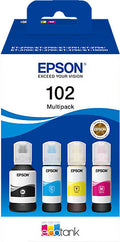 Original Epson 102 EcoTank Tintenpatrone 4-Colour Multipack