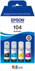 Original Epson 104 EcoTank Tintenpatrone 4-Colour Multipack